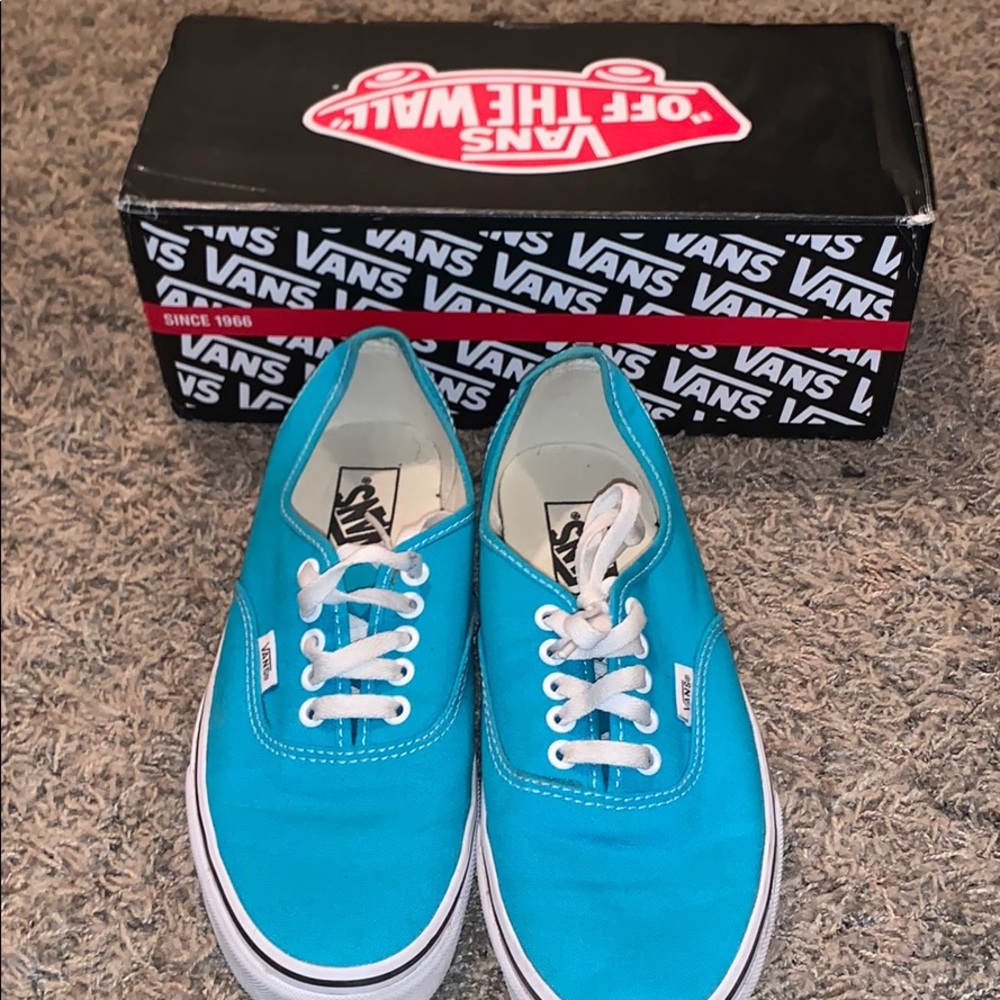 Peacock Blue Vans